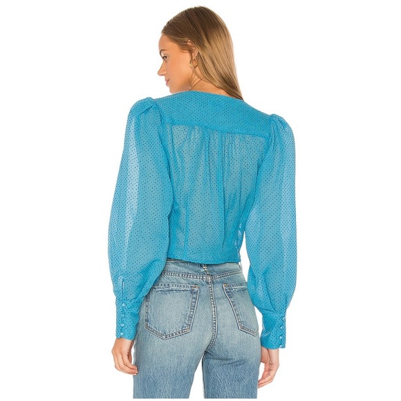 LPA Salma Top - Cerulean Blue - Small - Picture 5 of 14